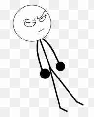 Stickman Transparent Cartoon - Carlos The png