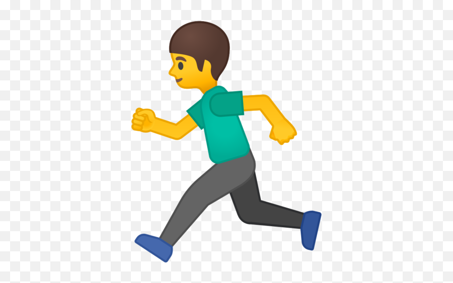Man Running Emoji - Running Man Emoji Png,Man Emoji Png