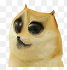 Doge Distorted Sticker By Aoliva - Soft png