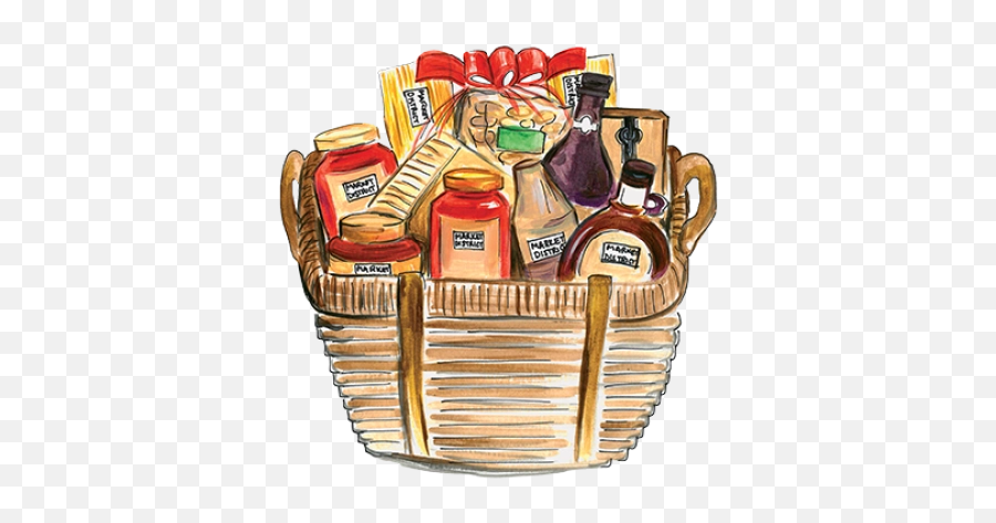 Basket Png And Vectors For Free Download - Dlpngcom Christmas Food Hampers Clip Art,Basket Png