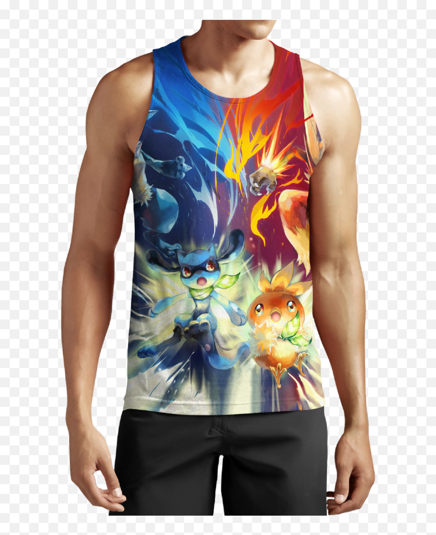 Lucario Vs Blaziken U2013 Ghibli Fashion - Pokemon Blaziken And Torchic Png,Blaziken Png