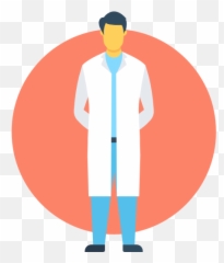 Meet The Directors - Doctor Flat Icon Standing png