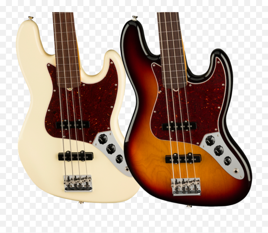 American Professional Ii Jazz Bass Fretless - Solid Png,Vintage Icon V74 Fretless Bass