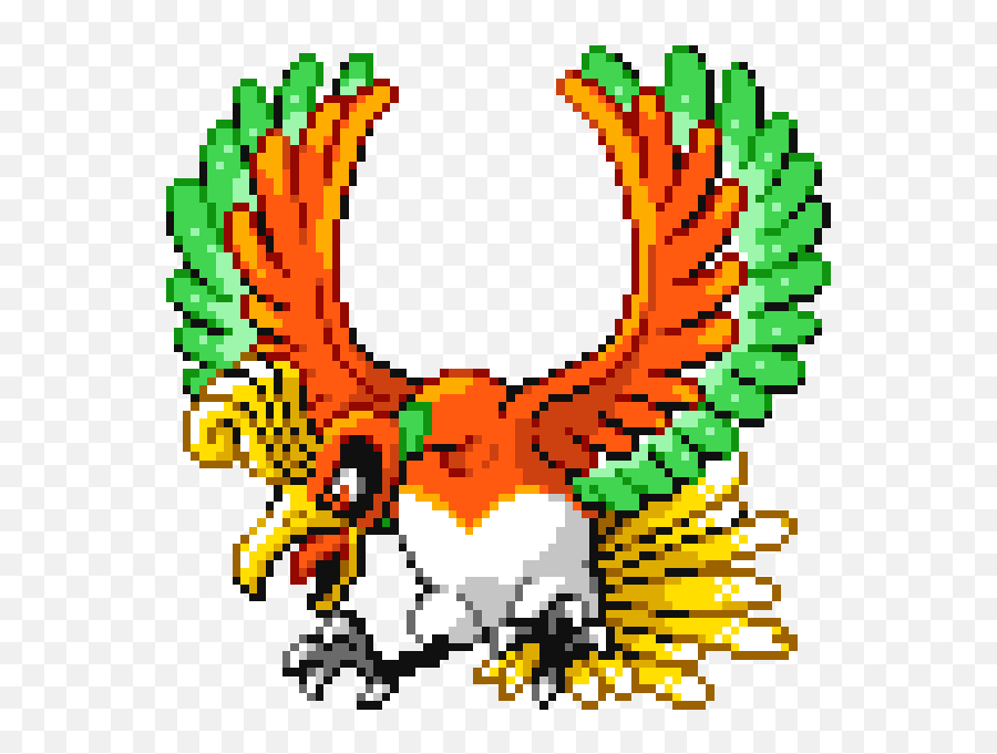 Birb Make A Screm - Ho Oh Sprite Png,Pokedex Icon