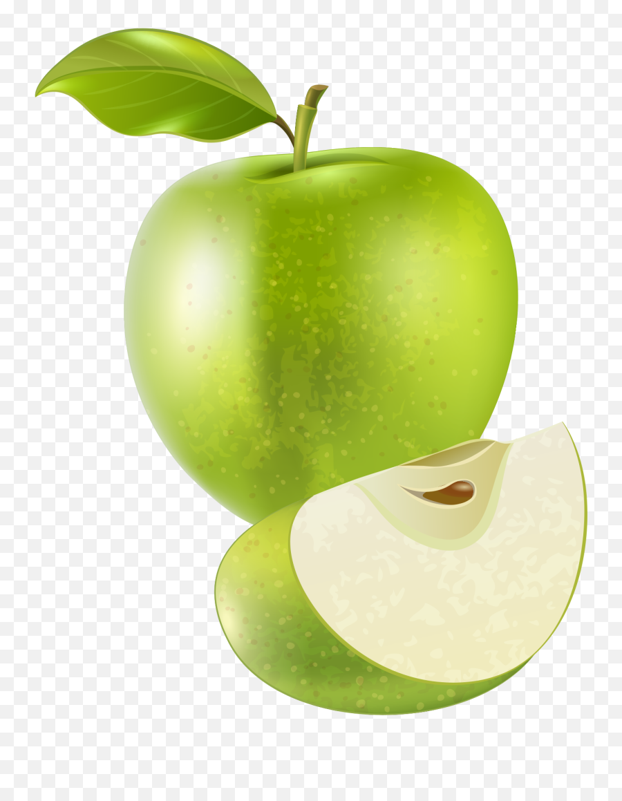 Crisp Apple Green Fruit Clipart Png - Apple,Fruit Clipart Png