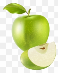 Crisp Apple Green Fruit Clipart Png - Apple,Fruit Clipart Png