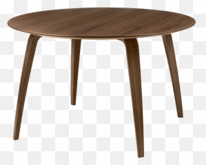Gubi Diningtable Round Png Transparent Background Free - Table Walnut