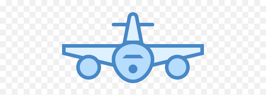 Airplane Icon In Blue Ui Style - Language Png,Blue Airplane Icon