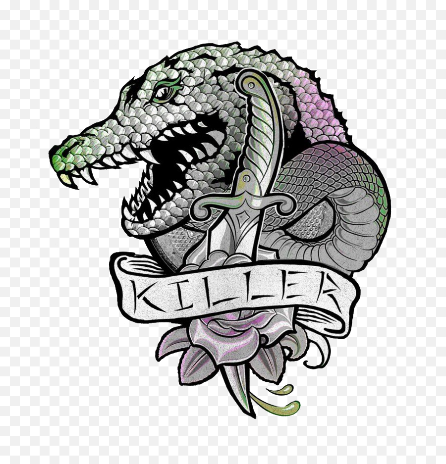 Library Deadshot Drawing Logo - Suicide Squad Killer Croc Symbol Png,Croc Png