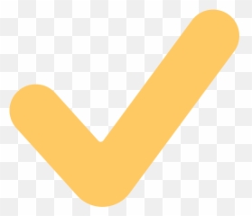 Home - Yellow Tick Symbol png