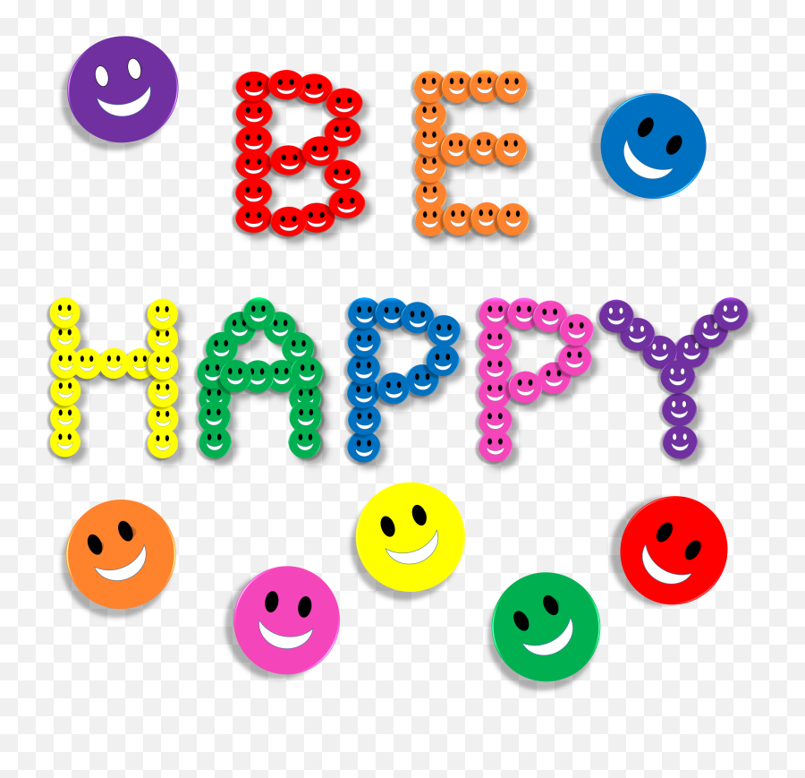 Word With Multi - Colored Emoticons Free Image Download Happy Happy Dp For Whatsapp Png,Kidcore Icon