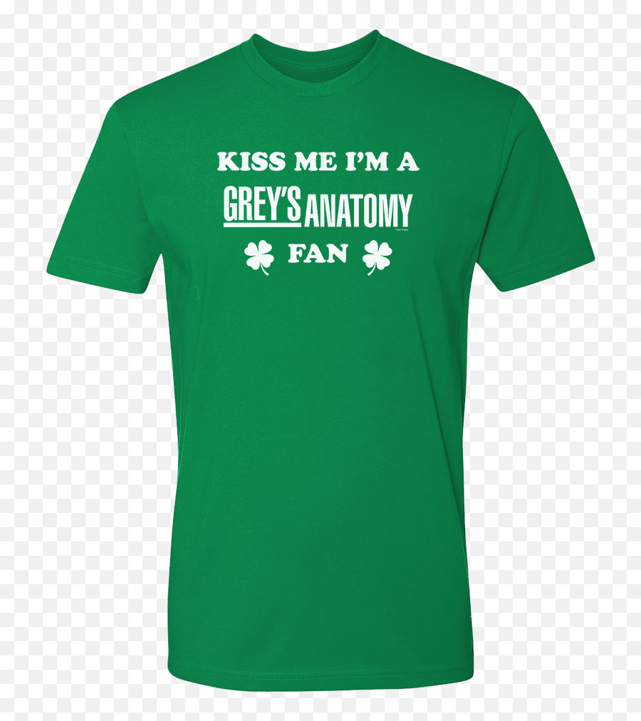 Greyu0027s Anatomy St Patricku0027s Day Kiss Me Adult Short Sleeve T - Shirt Png,Icon Variant Hard Luck