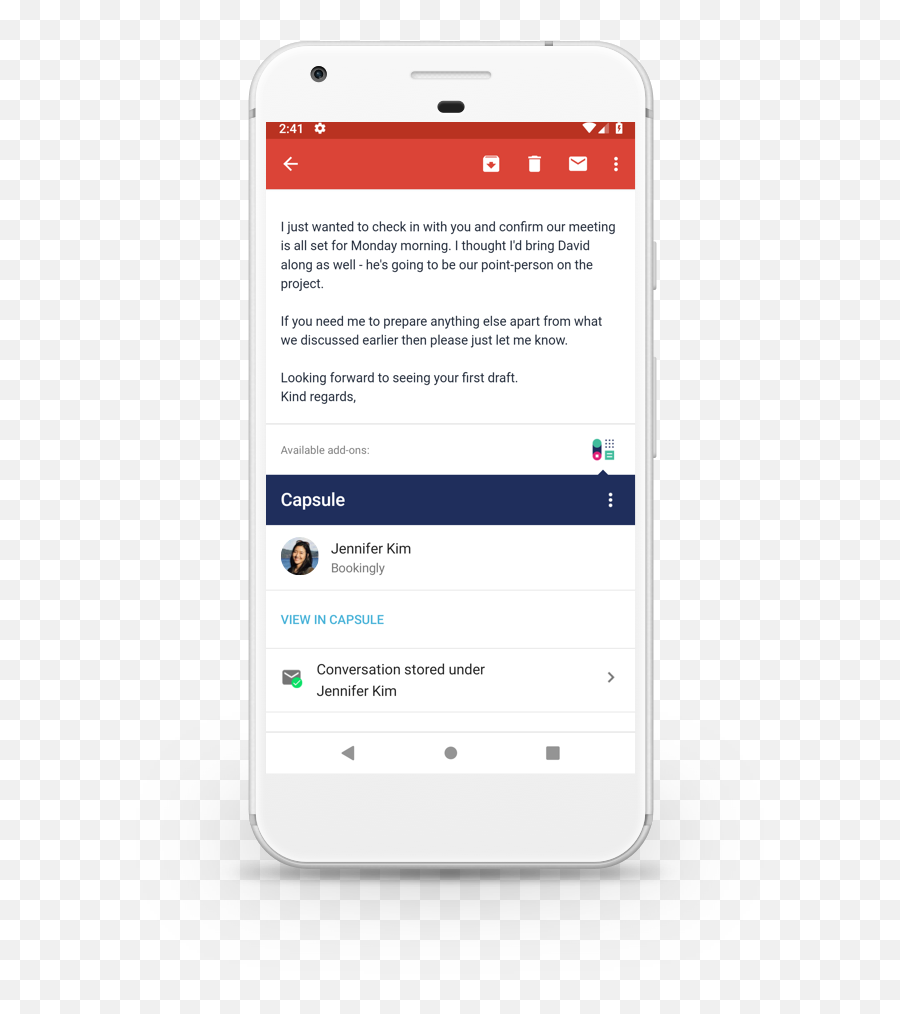 Do More From Your Inbox With Our New Gmail Add - On Capsule Crm Gmail Add A Contact Ios App Png,Gmail Png