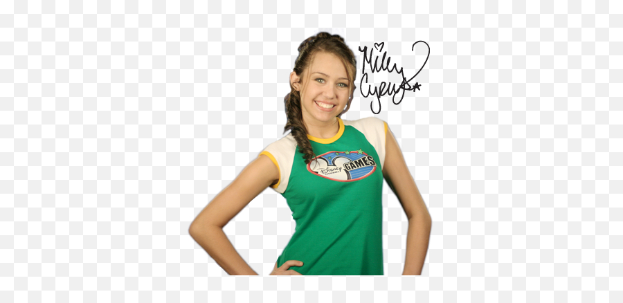 2704 - Disney Channel Games 2007 Miley Cyrus Fan Banana Png,Miley Cyrus Png