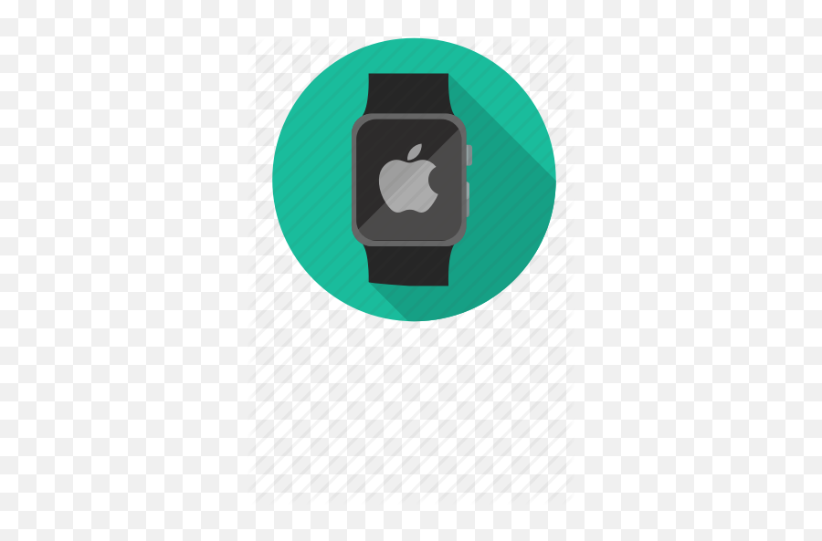 U0027apple Watch Long Shadow Pack 1u0027 By Emanuel Sousa - Iphone Apple Watch With Apple Logo Png,Apple Computer Logo