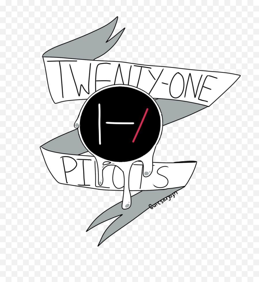 Download Hd Twenty One Pilots Sticker - Transparent Twenty One Pilots Png,Twenty One Pilots Logo Png