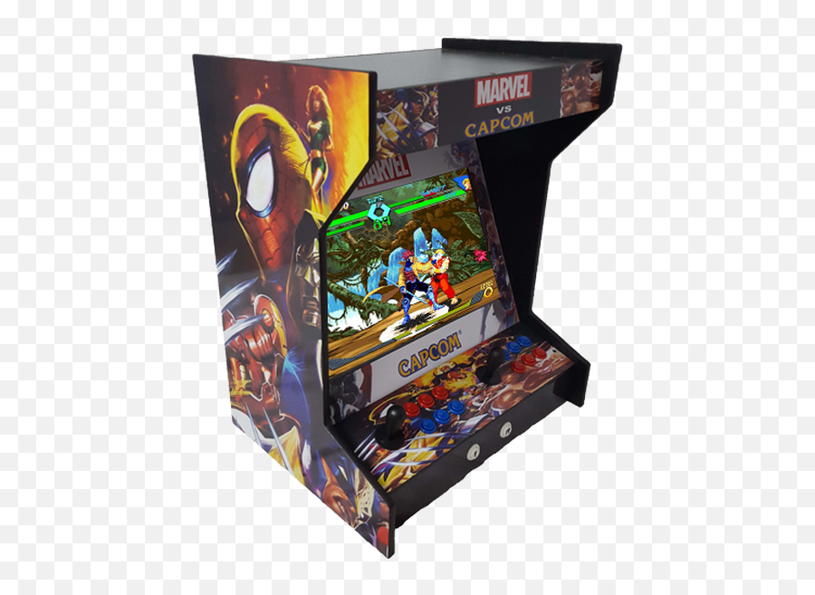Tabletop Side By Arcade Machine With 750 Games And Lit Marquee Suncoast United States - Marvel Vs Capcom Arcade Machine Png,Arcade Cabinet Png