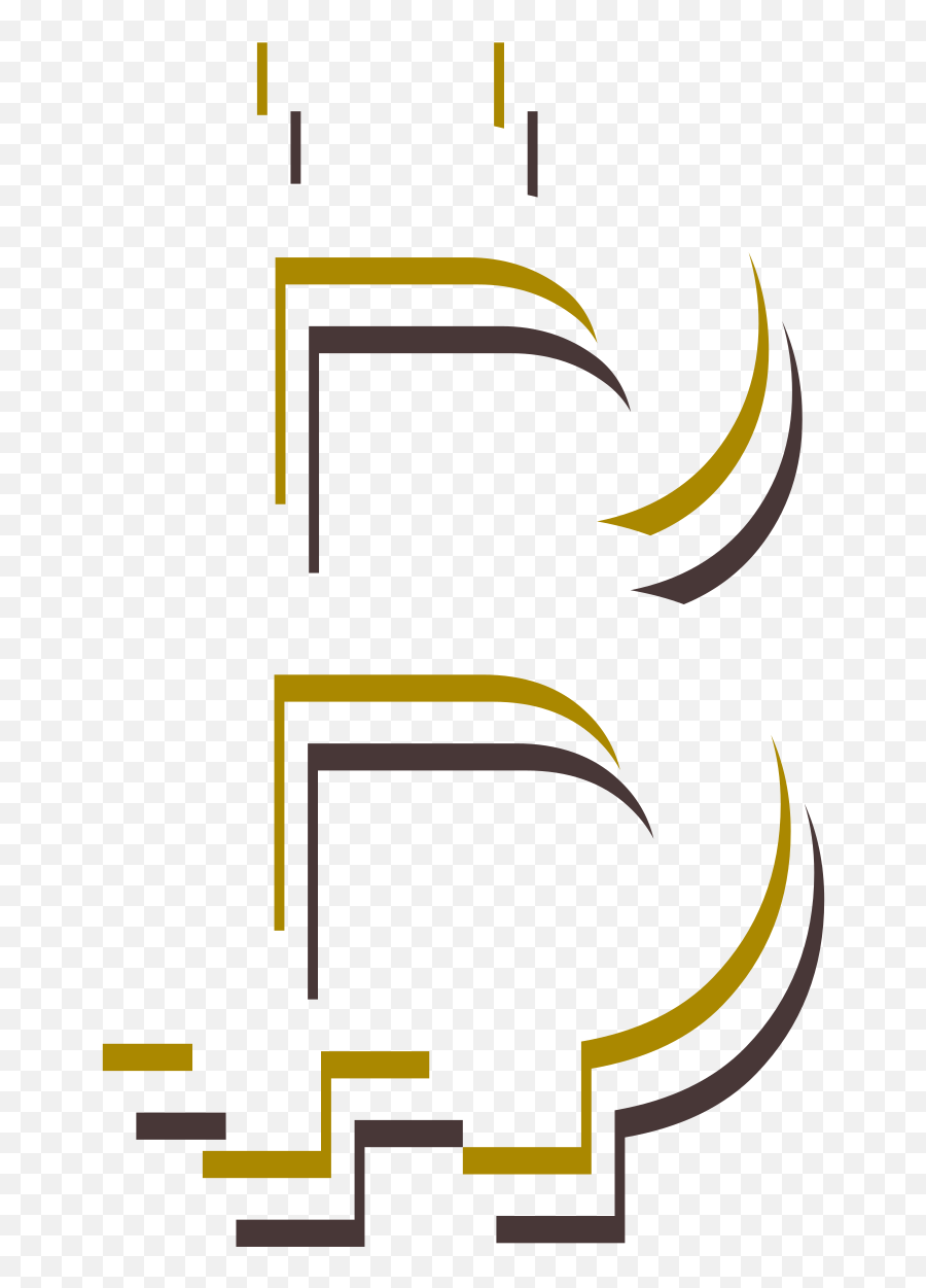 Download Crypto Currency Bitcoin Logo Vector - Calligraphy Clip Art Png,Bit Coin Logo