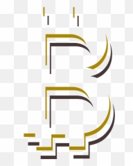 Download Crypto Currency Bitcoin Logo Vector - Calligraphy Clip Art png