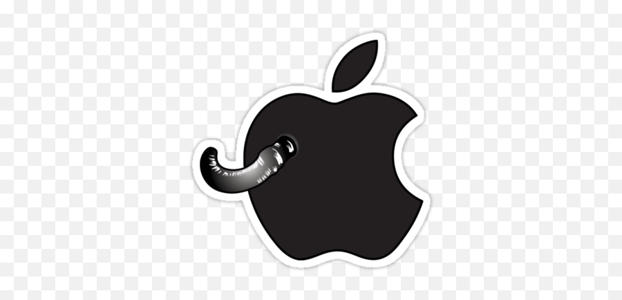 Chínhu0027s News Apple The Traitor - Black Apple Mobile Logo Png,Apple Logo Sticker