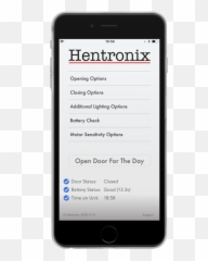 Hentronix Iphoneipad Control U2014 - The Best Automatic Chicken Coop Door Openers png