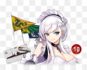 Sexy Anime Girl Png - Belfast Azur Lane Png,Hot Anime Girl Png