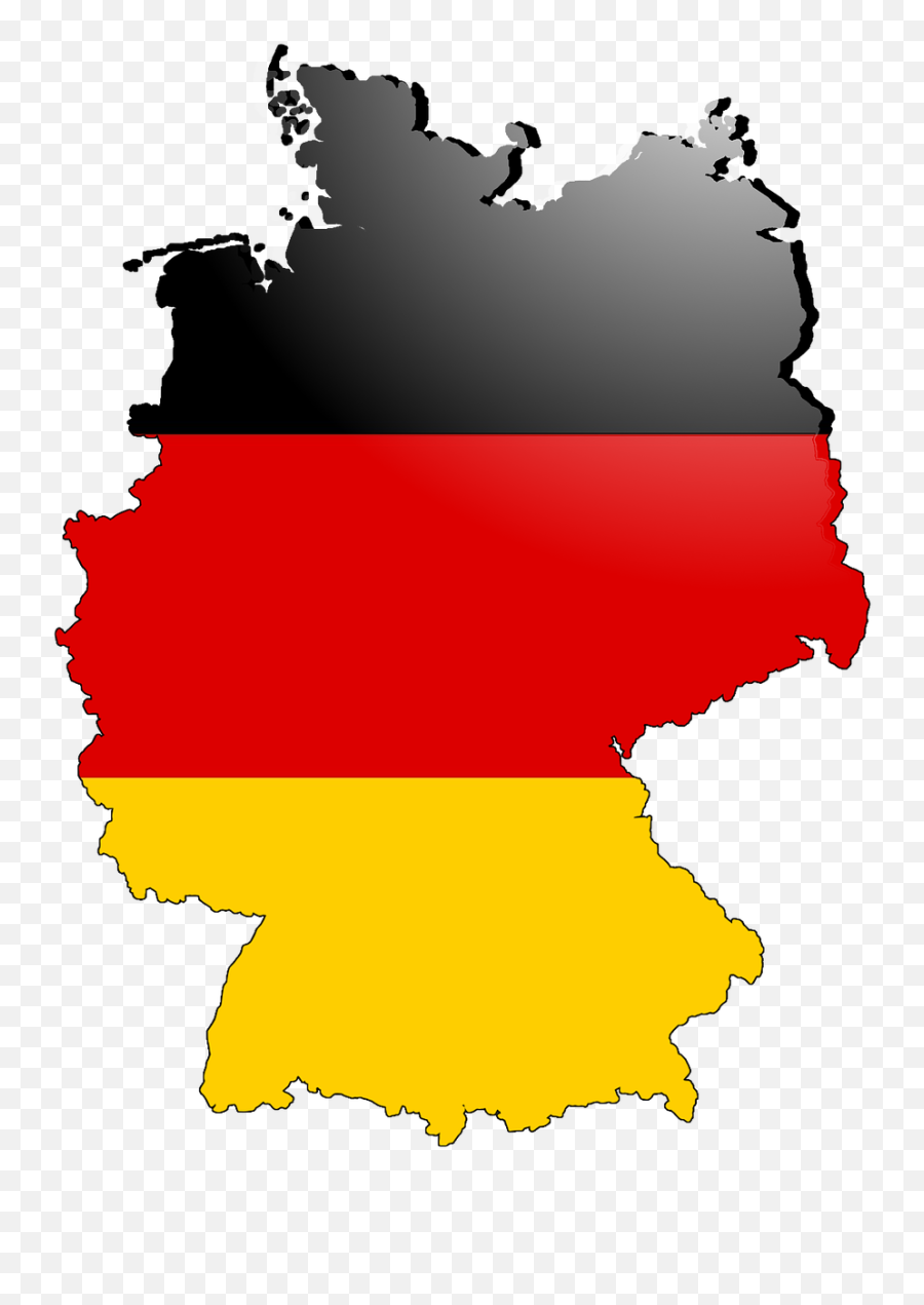 Germany Flag Png Icon Transparent - German Flag With Land,Map Png Icon