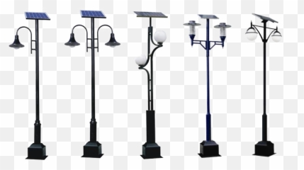 Solar Lighting Png Transparent Image - Outdoor Lamp Post