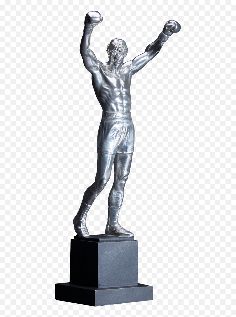 Download Hd Rocky Balboa Pewter Statue - Rocky Balboa Statue Rocky Balboa Statue Png,Rocky Png