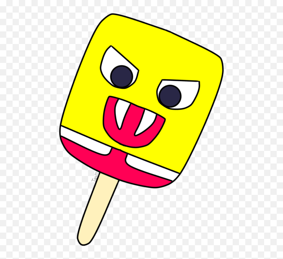 Evil Spongebob Popsicle By Taylorxxwolfie - Spongebob Popsicle Spongebob Evil Png,Popsicle Png