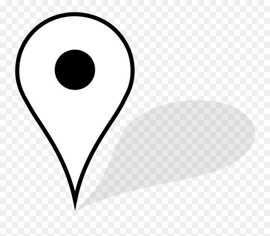 Google Pin Png Image - White Map Pin Png,Google Pin Png