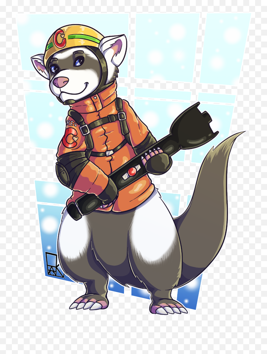 Rescue Ferret By Hackfurs - Fur Affinity Dot Net Cartoon Png,Ferret Png