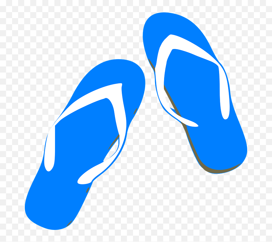 Thongs Flip - Flops Beach Free Vector Graphic On Pixabay Clip Art Flip Flops Png,Cartoon Shoes Png