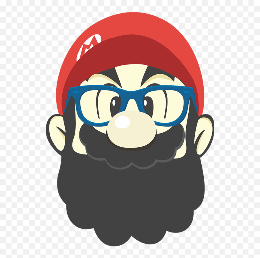 Download Mario Beard - Full Size Png Image Pngkit Mario Bros With Beard,Beard Png Transparent