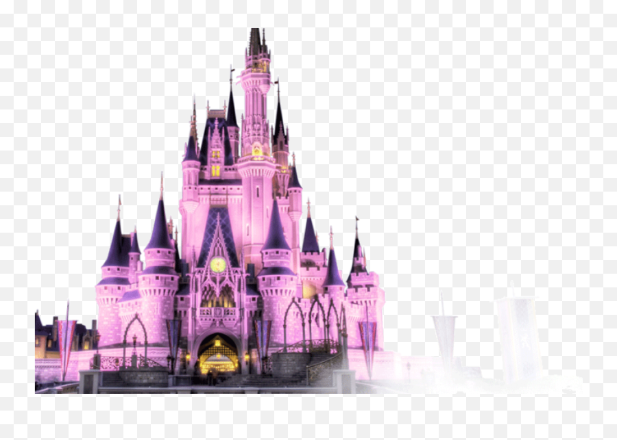 Pink Castle Png Image - Castle Sleeping Beauty Background,Disney Castle Png