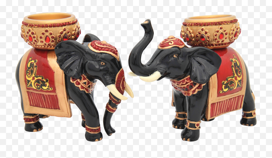 Download 16422 Precious Elephant Pair - Pair Of Precious Elephants Png,Republican Elephant Png
