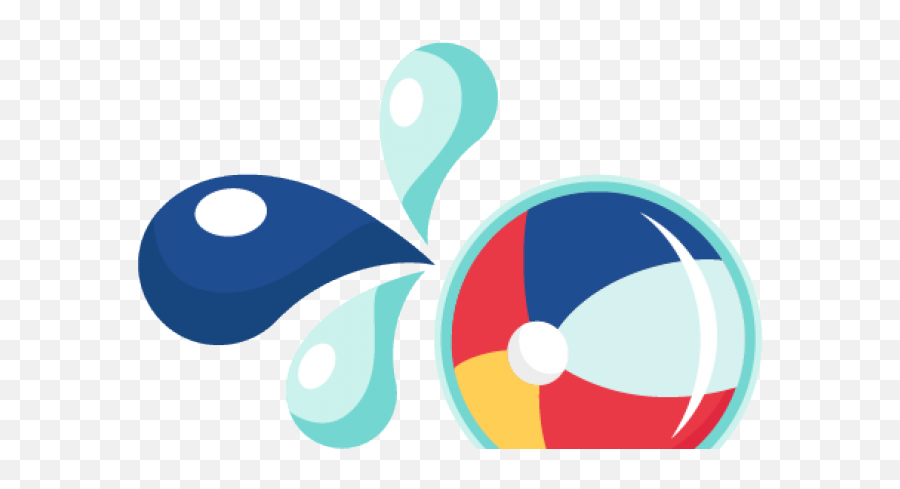Beach Ball Clipart Baby - Logos For Pool Party Png,Beach Ball Png