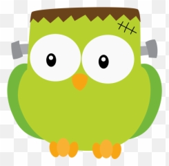 Library Of Halloween Graphic Royalty Free Frankenstein Png - Clip Art Halloween Owl,Frankenstein Png