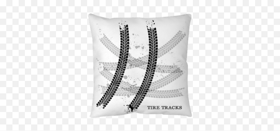 Tire Tracks Floor Pillow U2022 Pixers - We Live To Change Car Png,Tire Tracks Png
