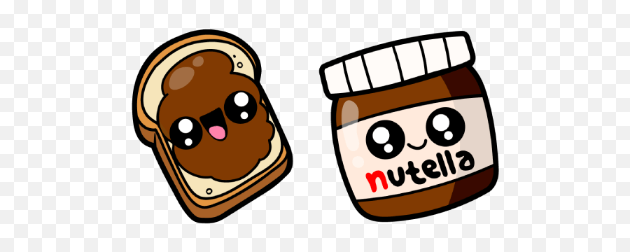 Cute Nutella Cursor - Cute Nutella Png,Nutella Png