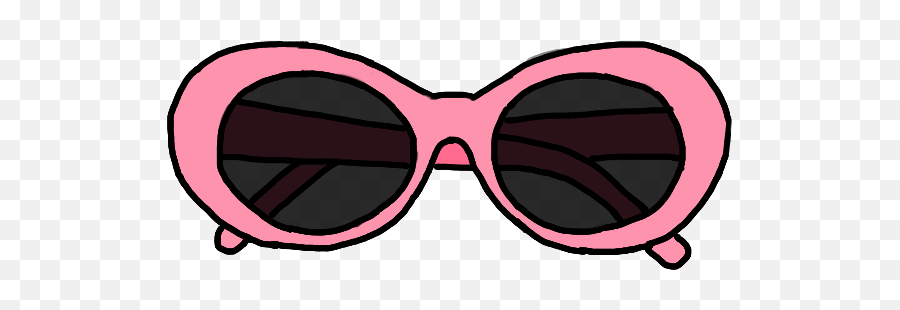 Pink Clout Goggles Pastel Pastelpink Trendy Glasse - Clip Art Png,Clout Goggles Transparent