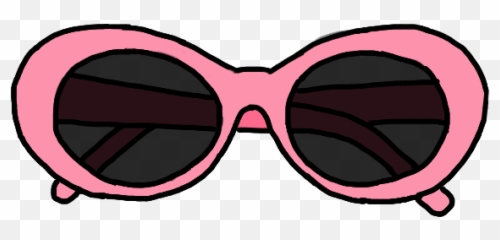Pink Clout Goggles Pastel Pastelpink Trendy Glasse - Clip Art Png,Clout Goggles Transparent