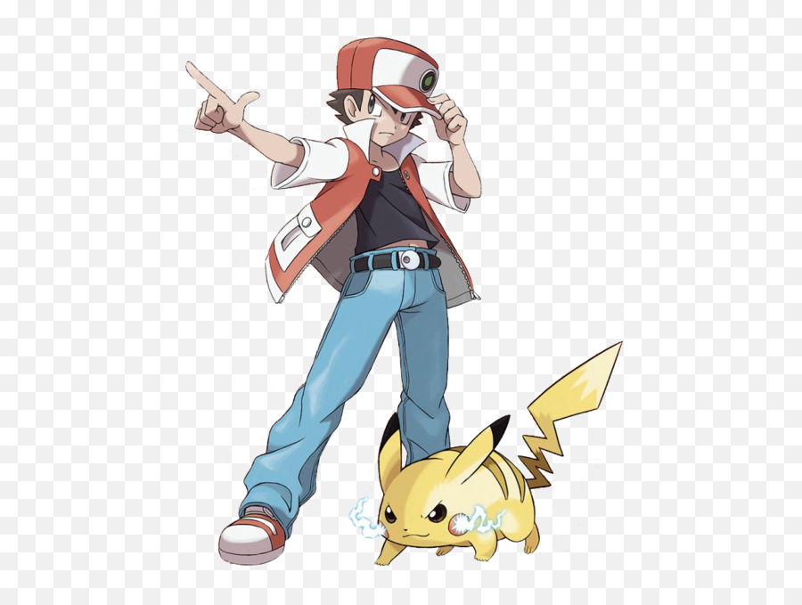 Red From Pokemon Or Izuku Midoriya Yandere Pokemon X Reader Png