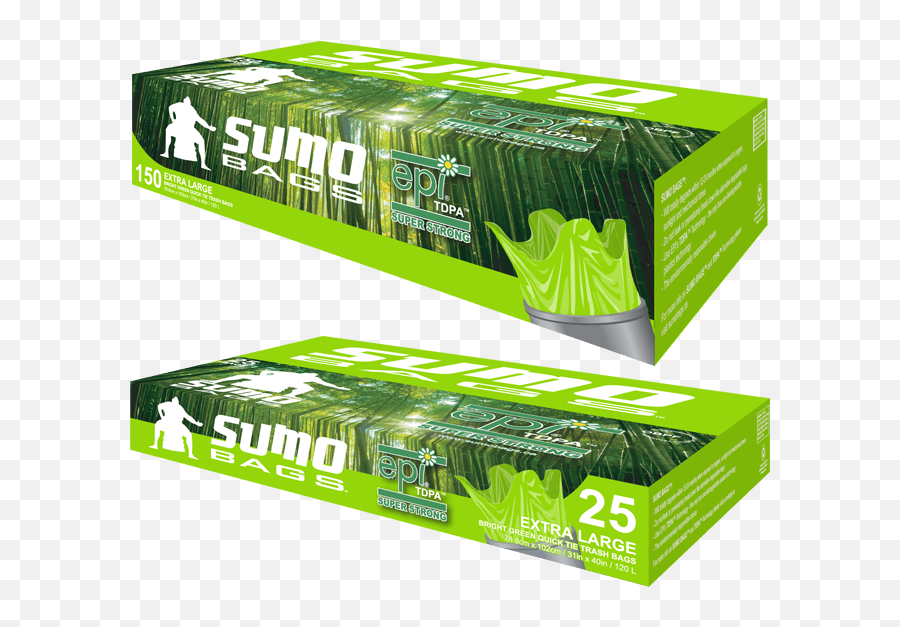 X - Large Trash Bag Sumo Environmental Products Sumo Graphic Design Png,Trash Bag Png