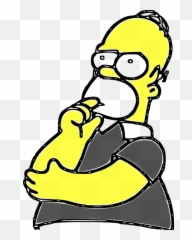 Homer Simpson As Parent Psychology Today New Zealand - Simpson Thinking Png,Simpson Png