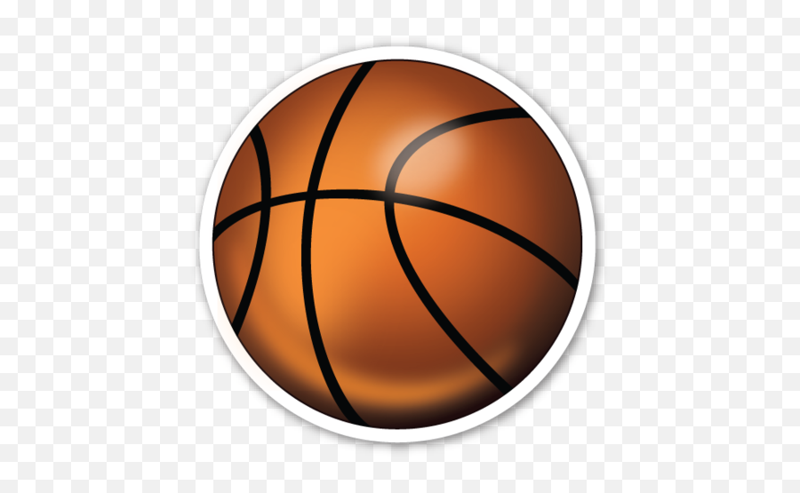 Basketball Emoji - Basketball Emoji Png,Basketball Emoji Png
