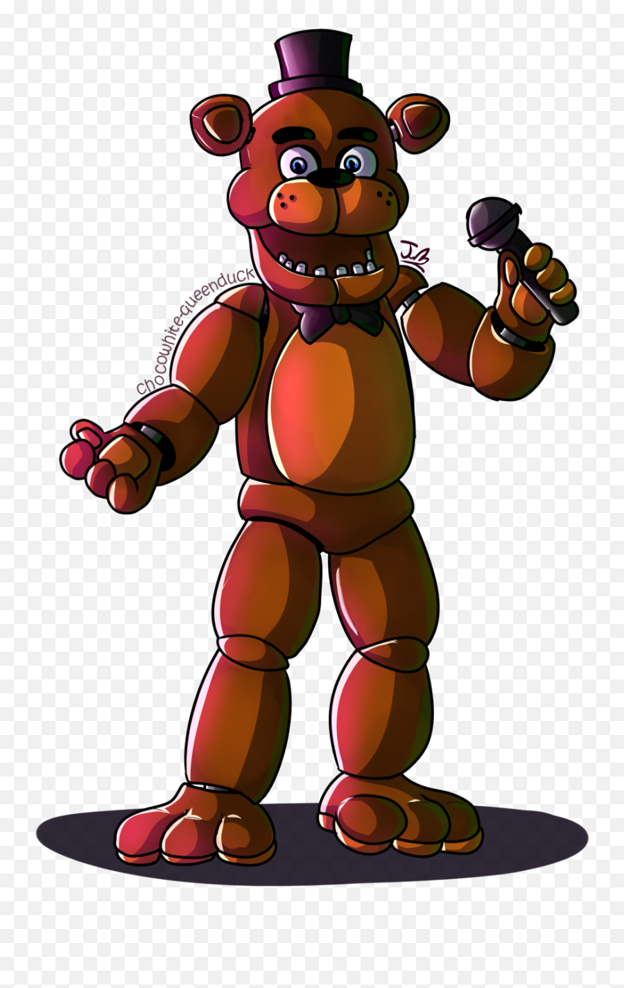 Drawn Clown Full Body - Fnaf Freddy Fazbear Drawing Png,Freddy Fazbear Png