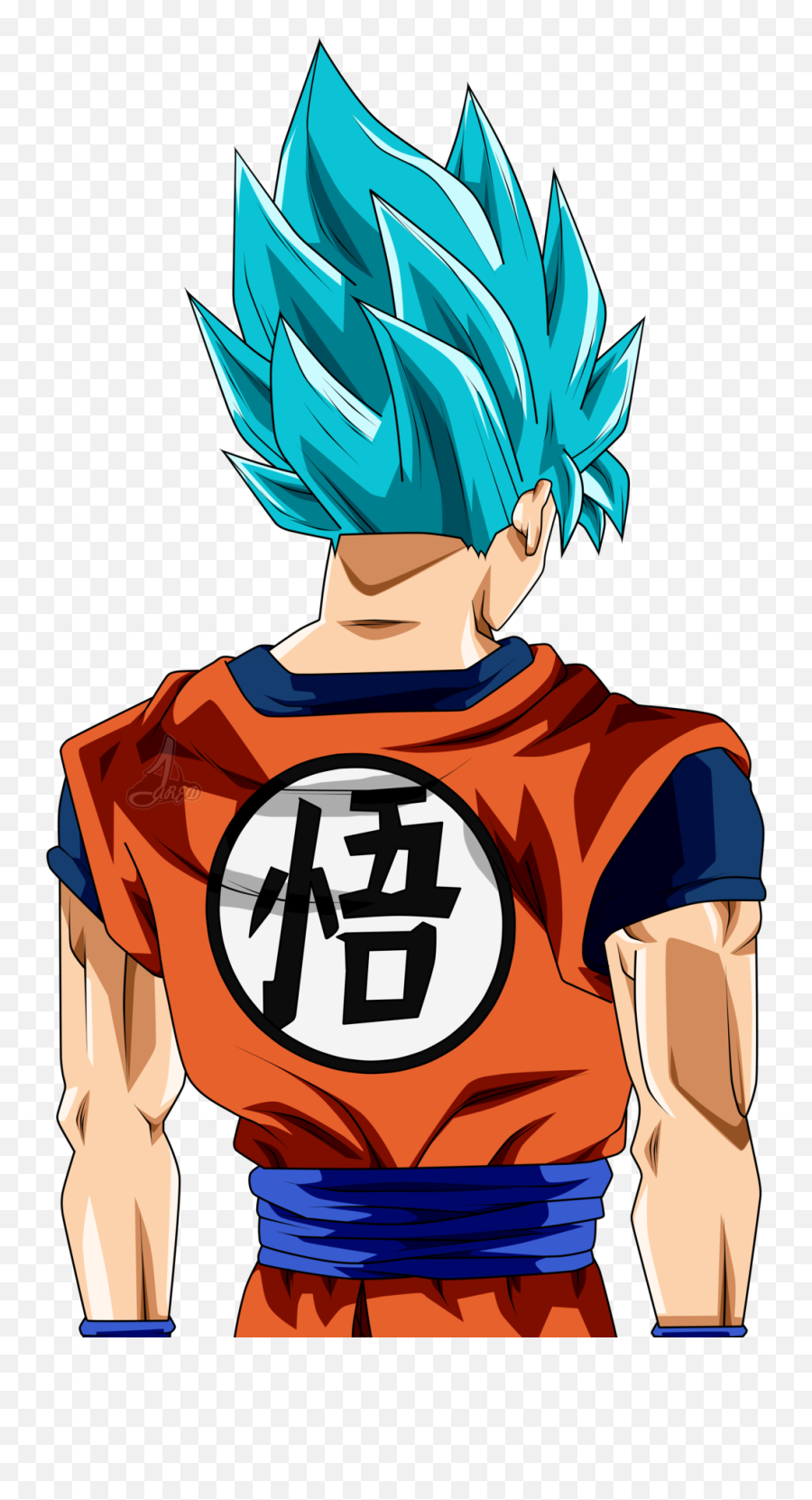 Super Saiyan Hair Png - Goku Ssj Blue Png,Goku Hair Png