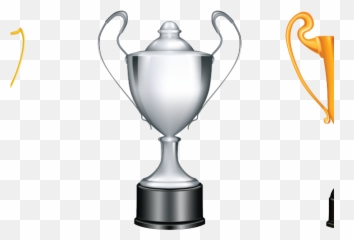 Trophy Clipart Star - Vector Transparent Background Gold Silver Bronze Png