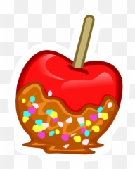Maçã Do Amor Png Transparent Images - Candy Apple Clipart,Amor Png